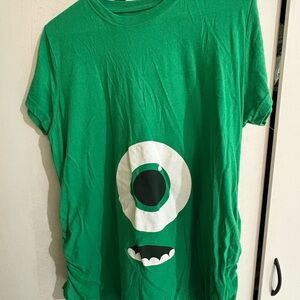 Crazy Dog T-Shirts Green Maternity Tee